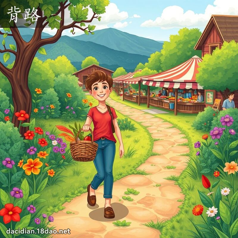 背路 - 國語大辭典配圖