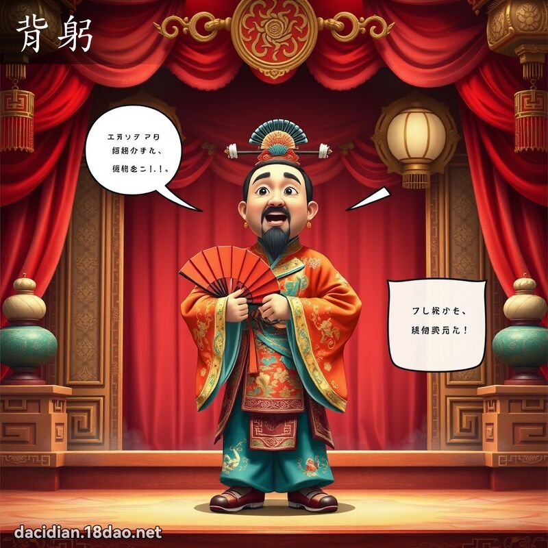 背躬 - 国语大辞典配图