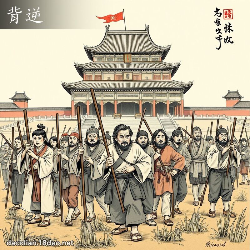 背逆 - 国语大辞典配图