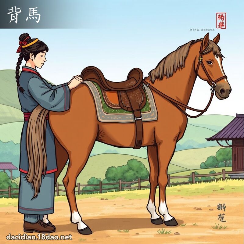 背马 - 国语大辞典配图
