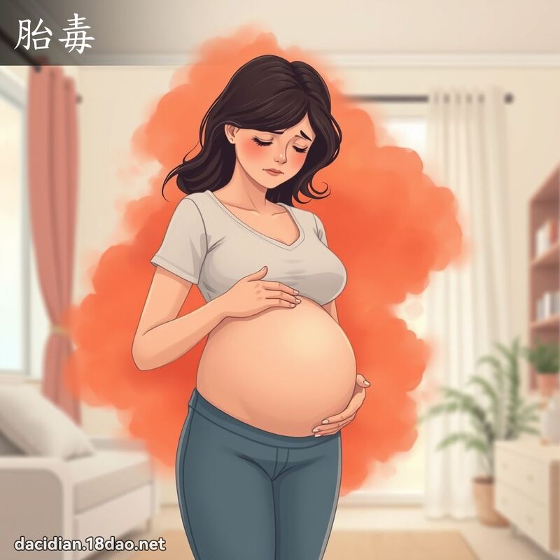 胎毒 - 国语大辞典配图