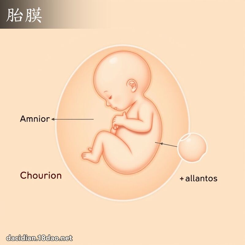 胎膜 - 國語大辭典配圖