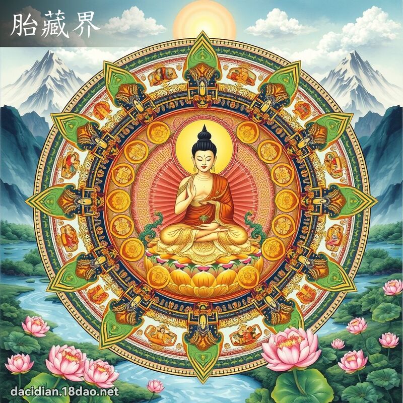 胎藏界 - 國語大辭典配圖