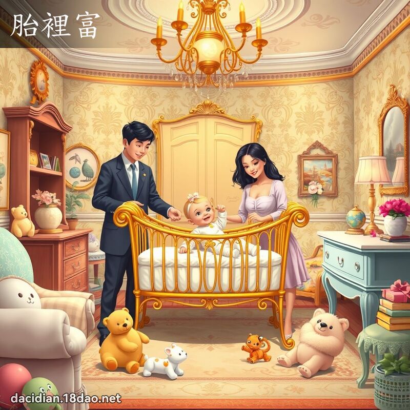 胎裡富 - 國語大辭典配圖