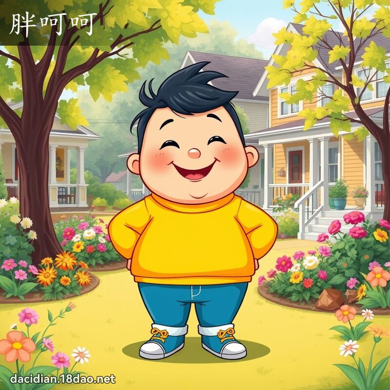 胖呵呵 - 国语大辞典配图