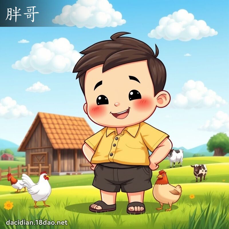 胖哥 - 國語大辭典配圖