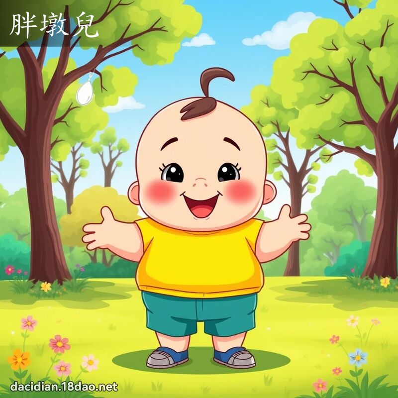 胖墩兒 - 國語大辭典配圖