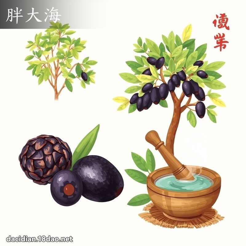 胖大海 - 國語大辭典配圖
