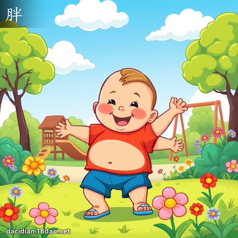漢字: 胖 (多音字)