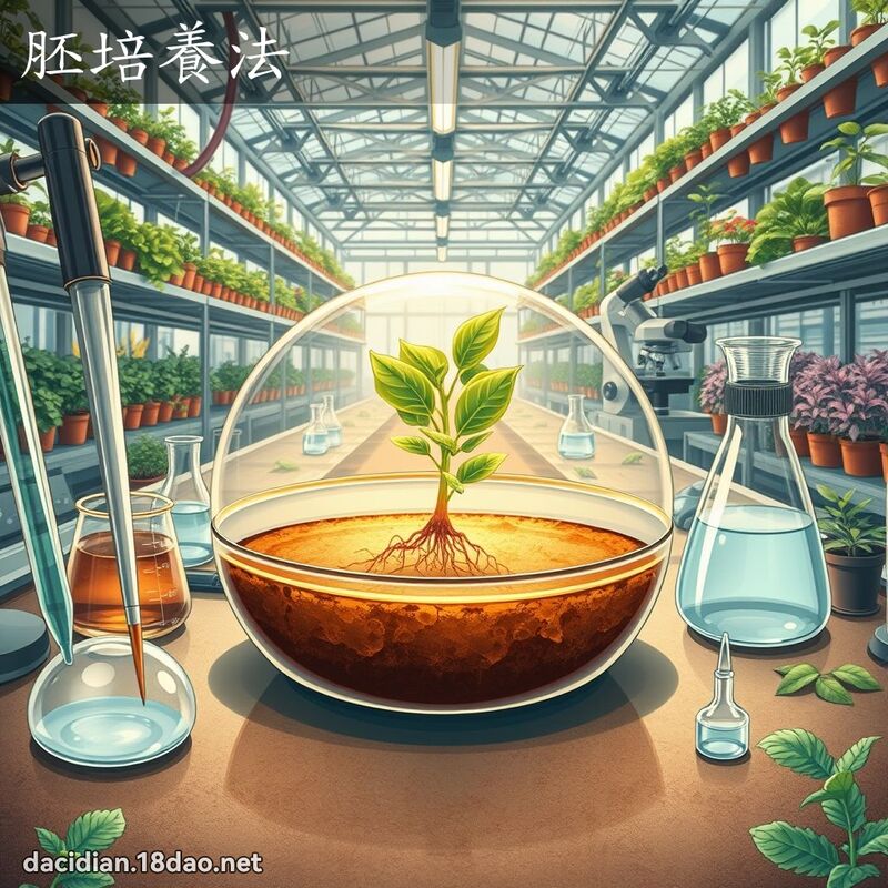 胚培養法 - 國語大辭典配圖