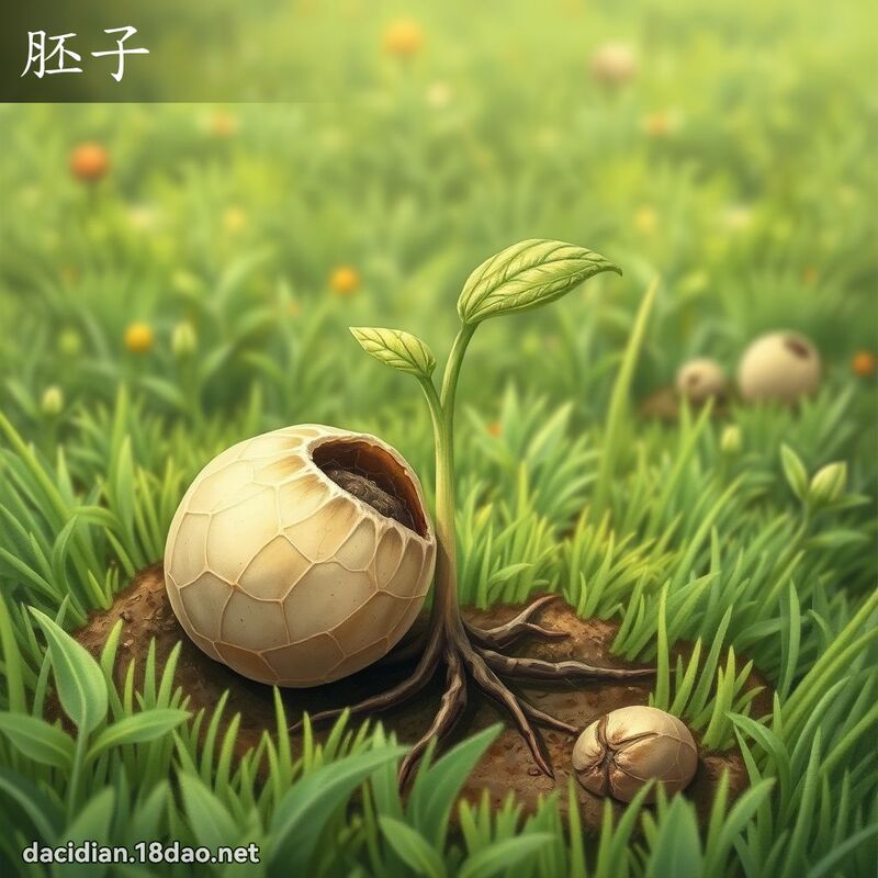 胚子 - 國語大辭典配圖
