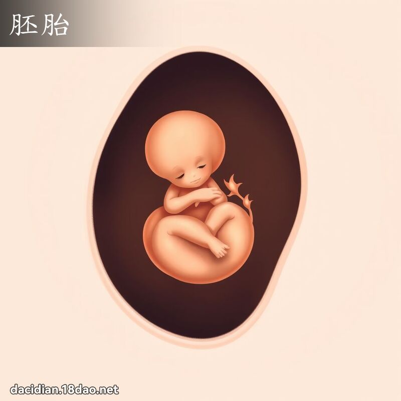 胚胎 - 國語大辭典配圖