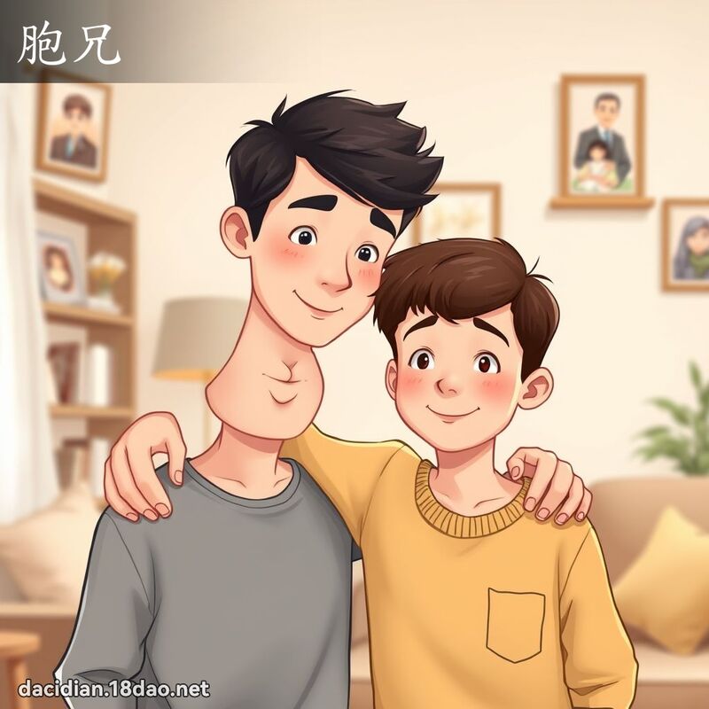胞兄 - 国语大辞典配图