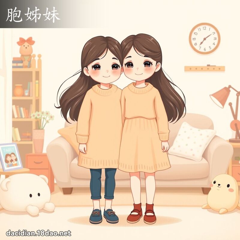 胞姊妹 - 國語大辭典配圖