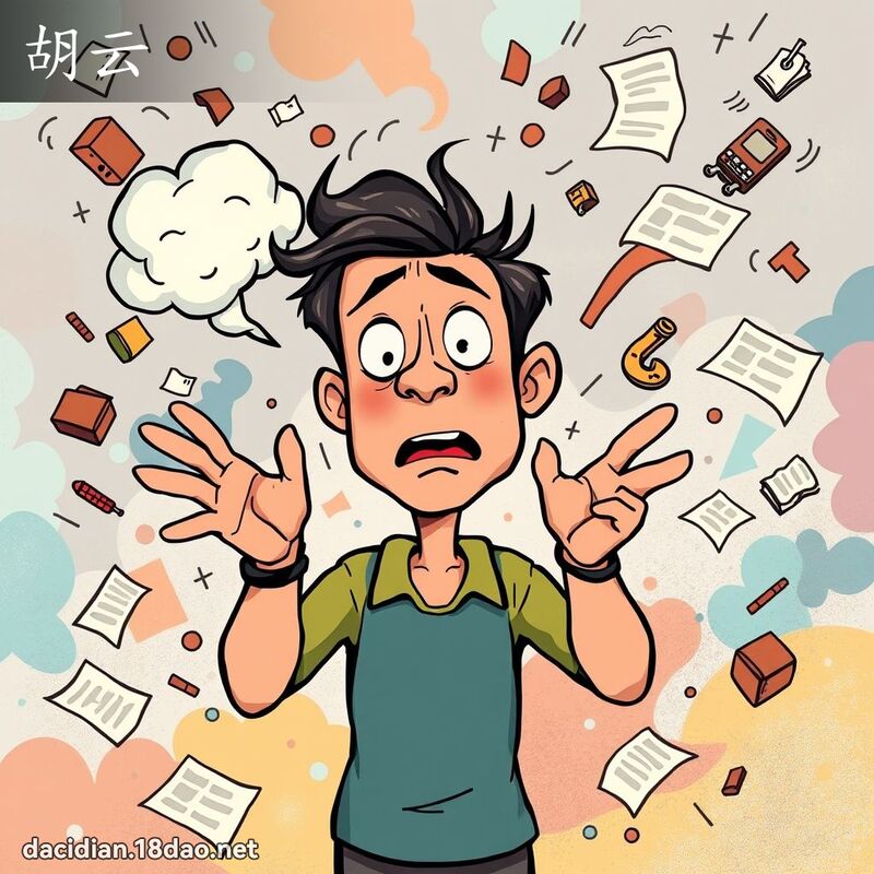 胡云 - 國語大辭典配圖