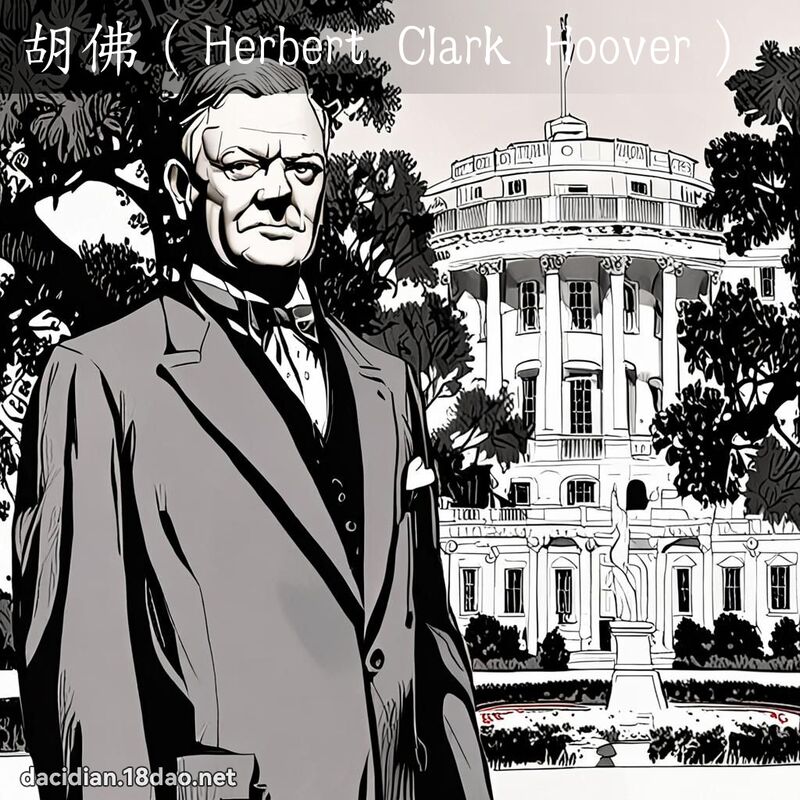 胡佛（Herbert Clark Hoover） - 國語大辭典配圖