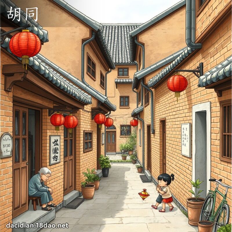 胡同 - 国语大辞典配图