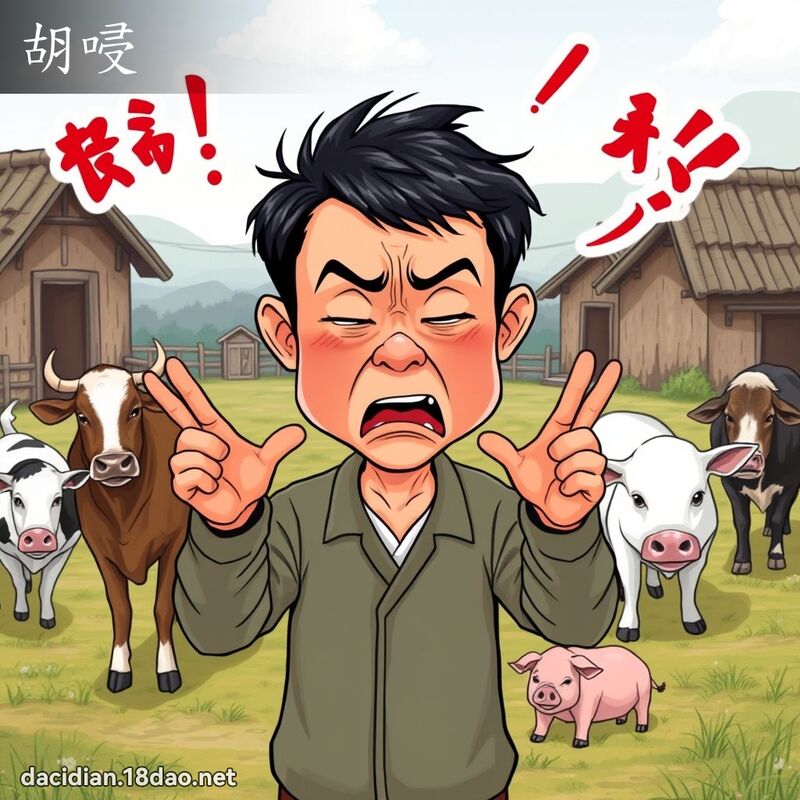 胡唚 - 国语大辞典配图