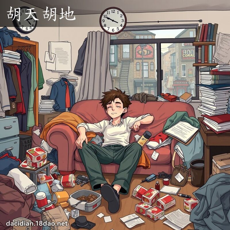胡天胡地 - 國語大辭典配圖