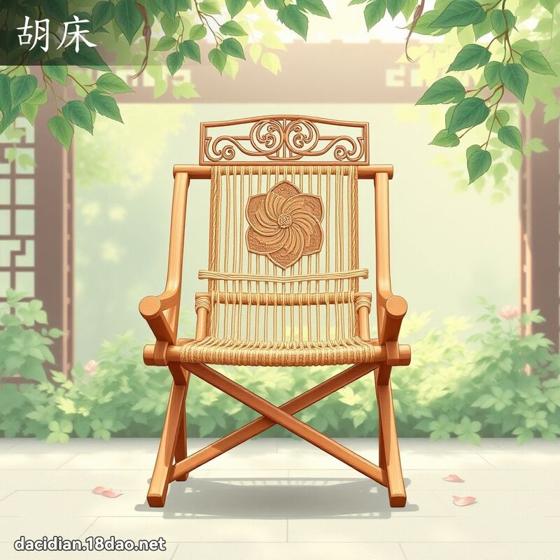 胡床 - 國語大辭典配圖