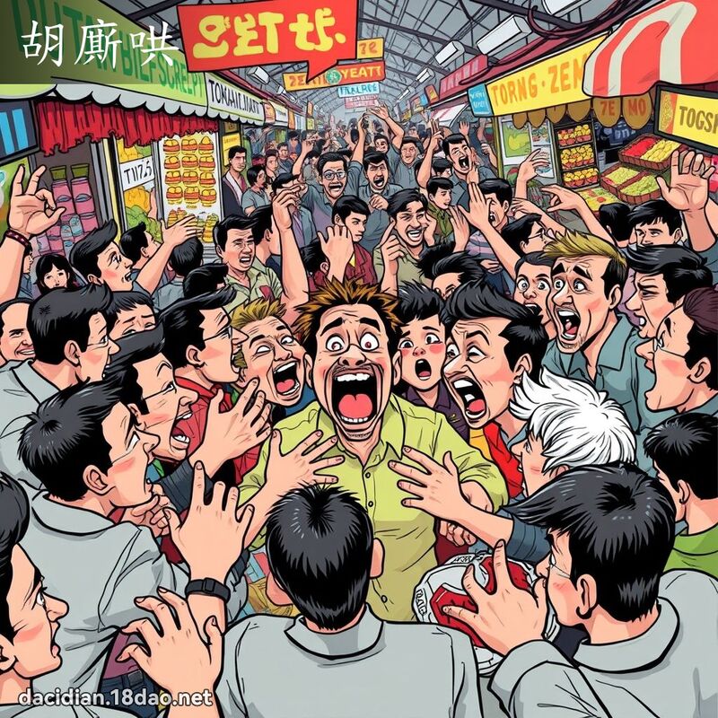 胡廝哄 - 国语大辞典配图