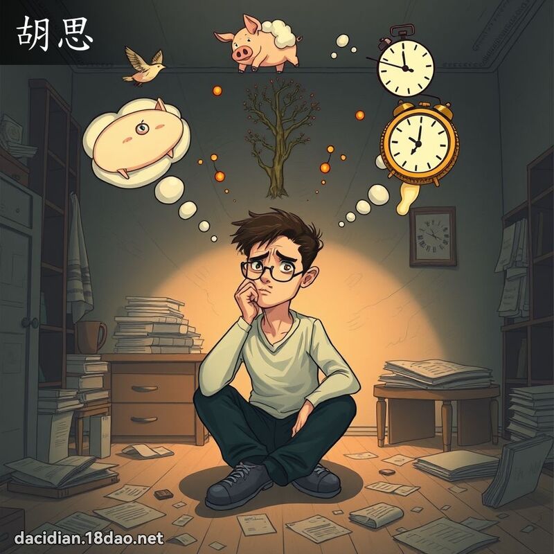 胡思 - 国语大辞典配图