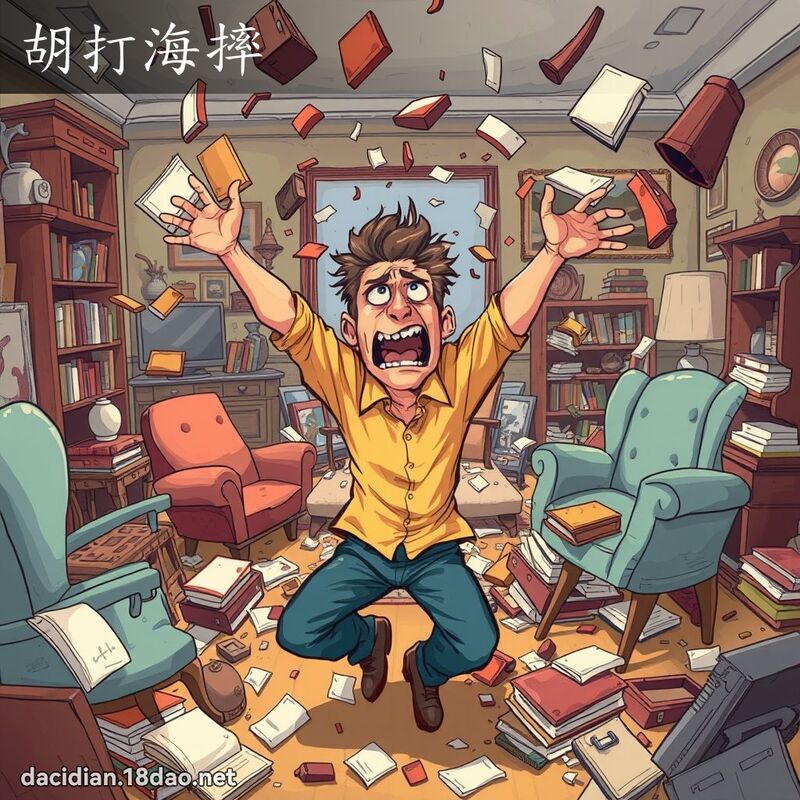 胡打海摔 - 国语大辞典配图
