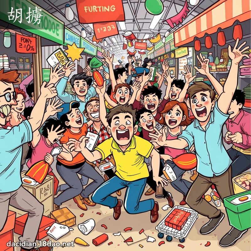 胡擄 - 國語大辭典配圖