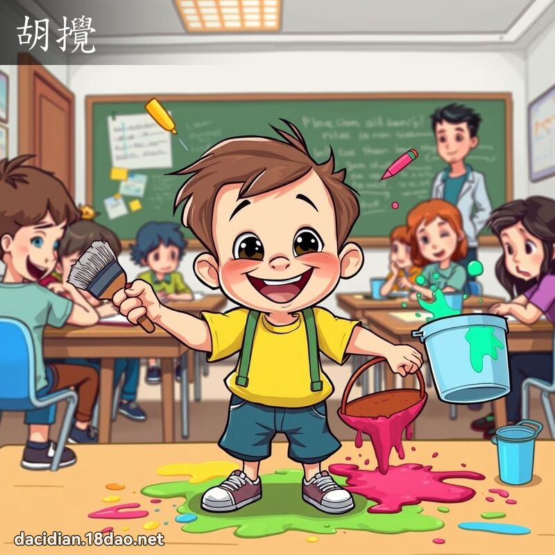 词语: 胡搅 (多意词)