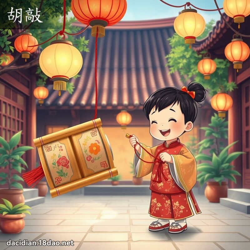 胡敲 - 国语大辞典配图