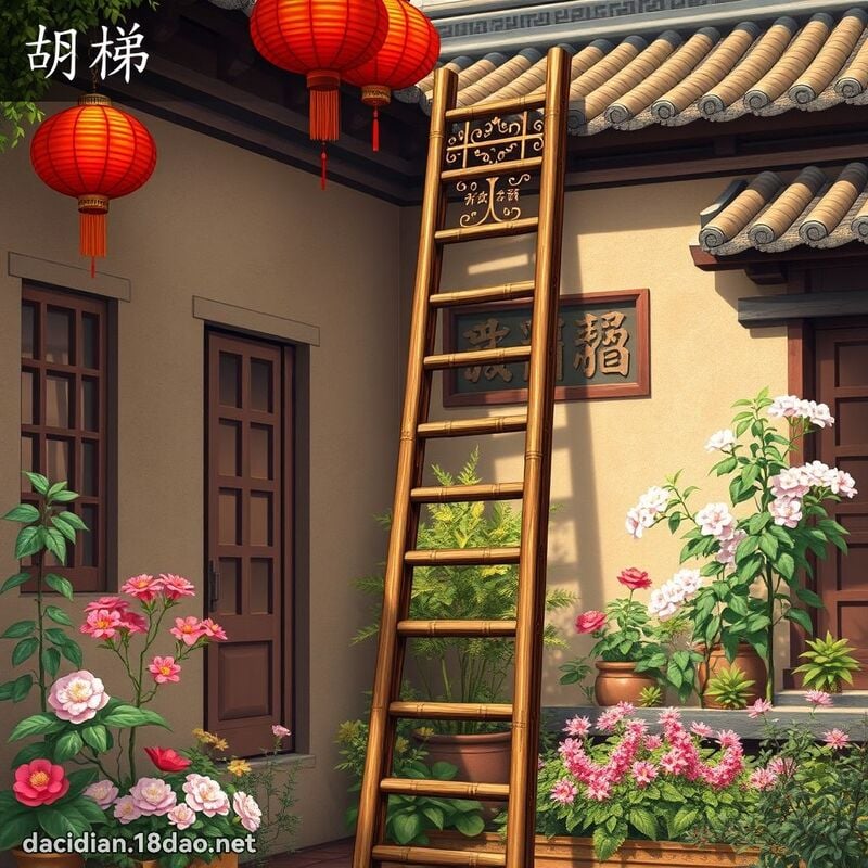 胡梯 - 国语大辞典配图