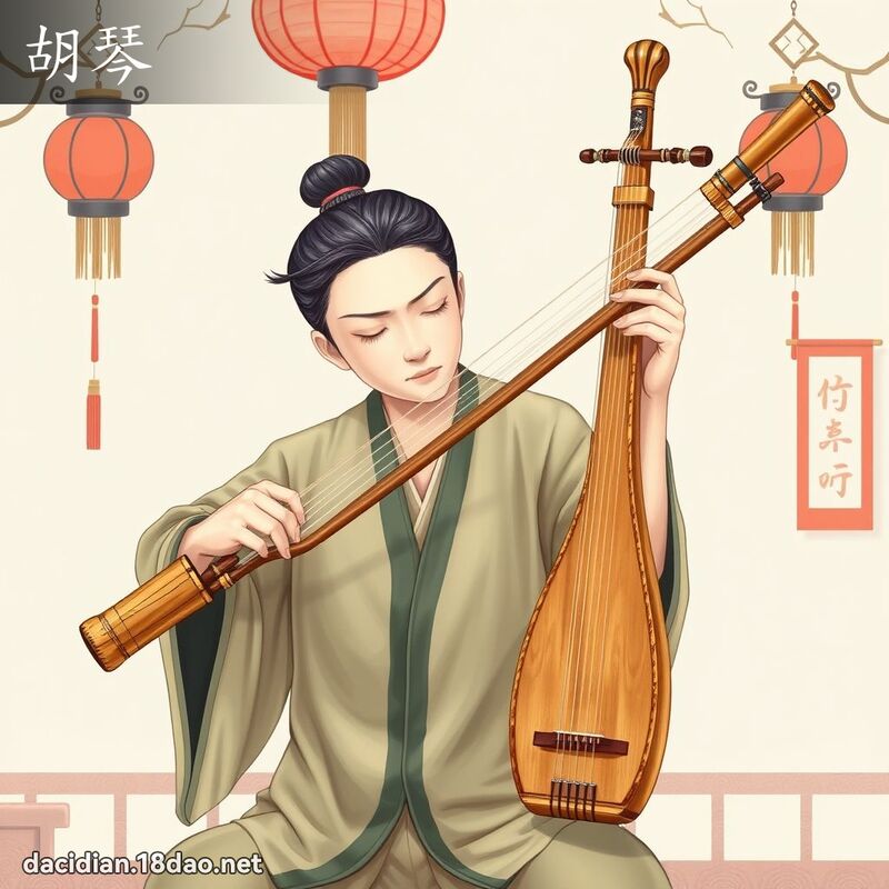胡琴 - 国语大辞典配图