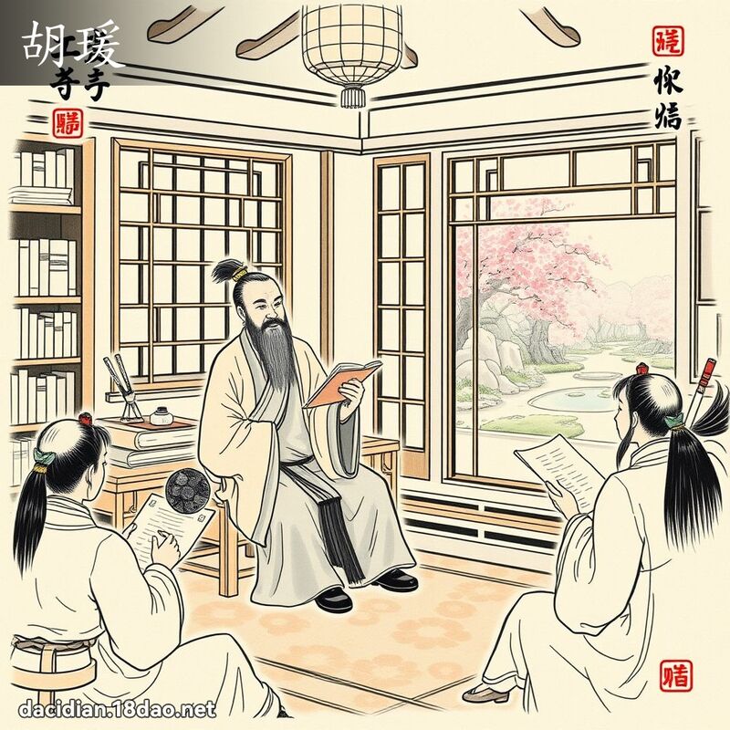 胡瑗 - 国语大辞典配图
