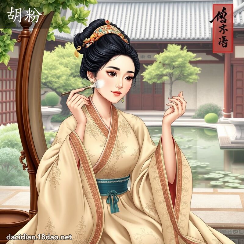 胡粉 - 国语大辞典配图