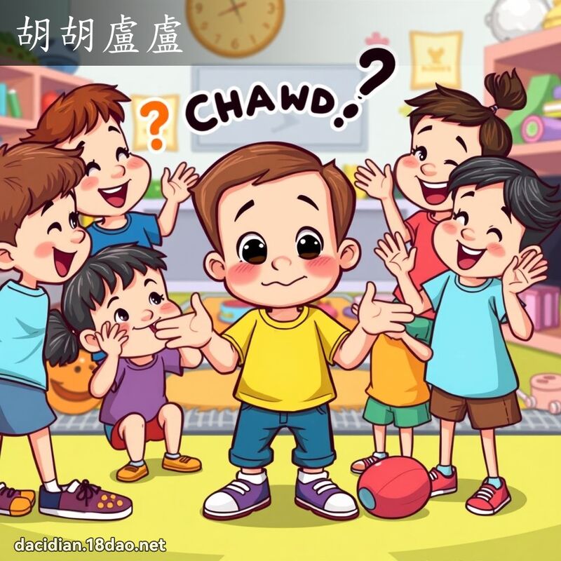 胡胡卢卢 - 国语大辞典配图