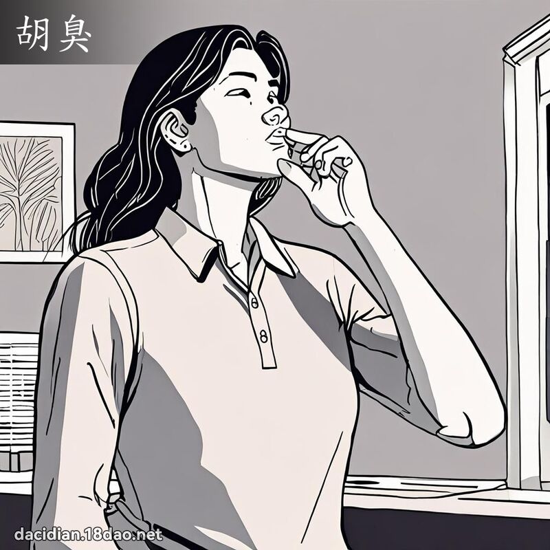 胡臭 - 国语大辞典配图