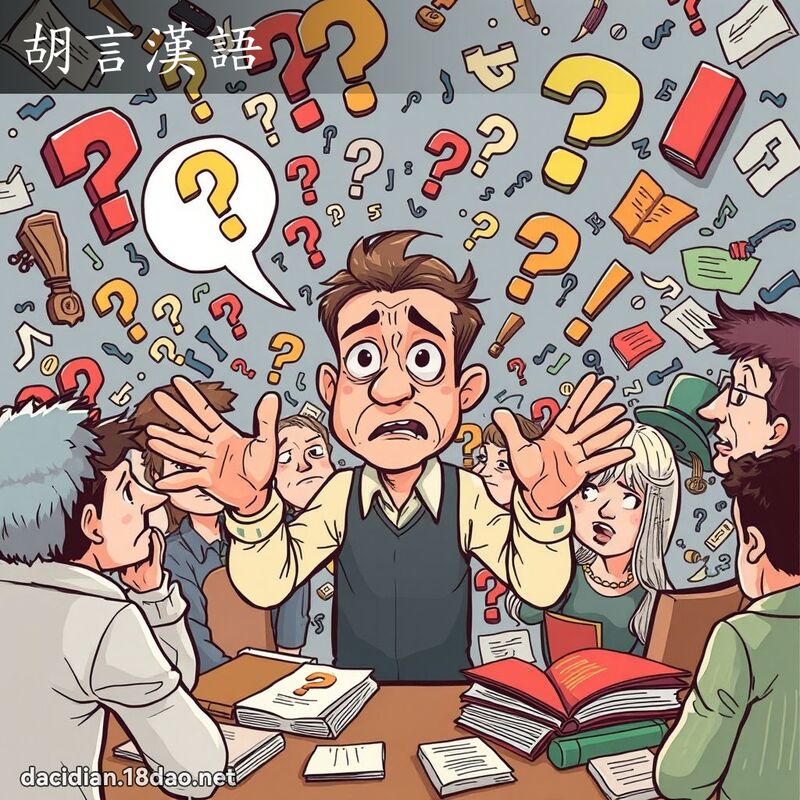 胡言漢語 - 國語大辭典配圖