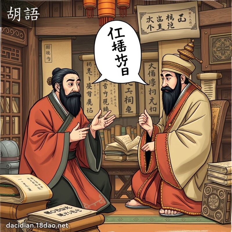 胡語 - 國語大辭典配圖