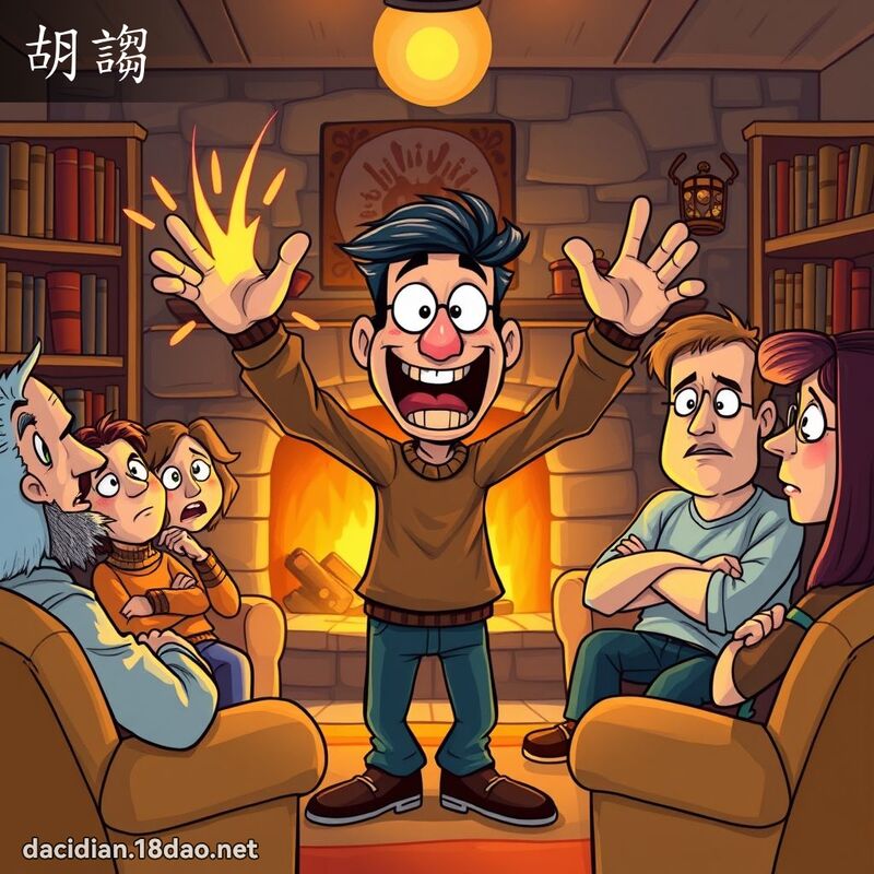 胡謅 - 國語大辭典配圖