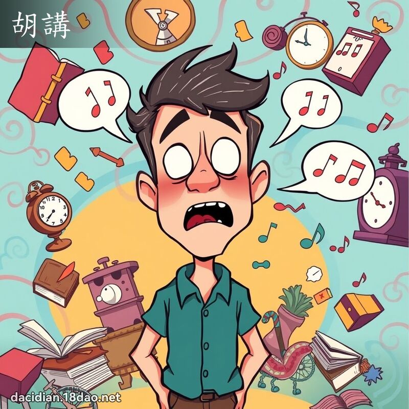 胡讲 - 国语大辞典配图