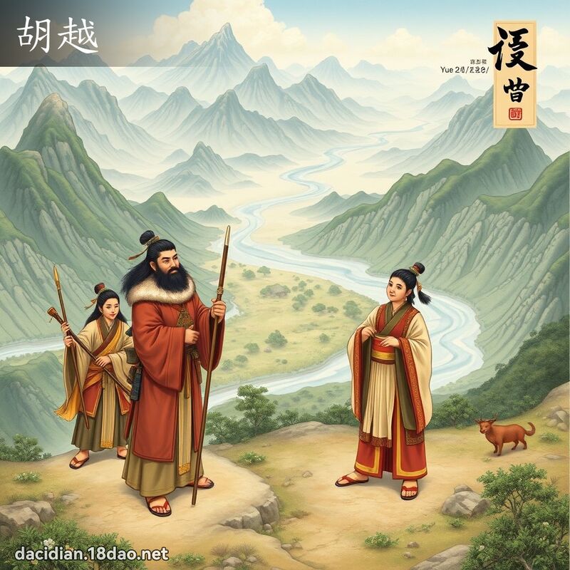 胡越 - 国语大辞典配图