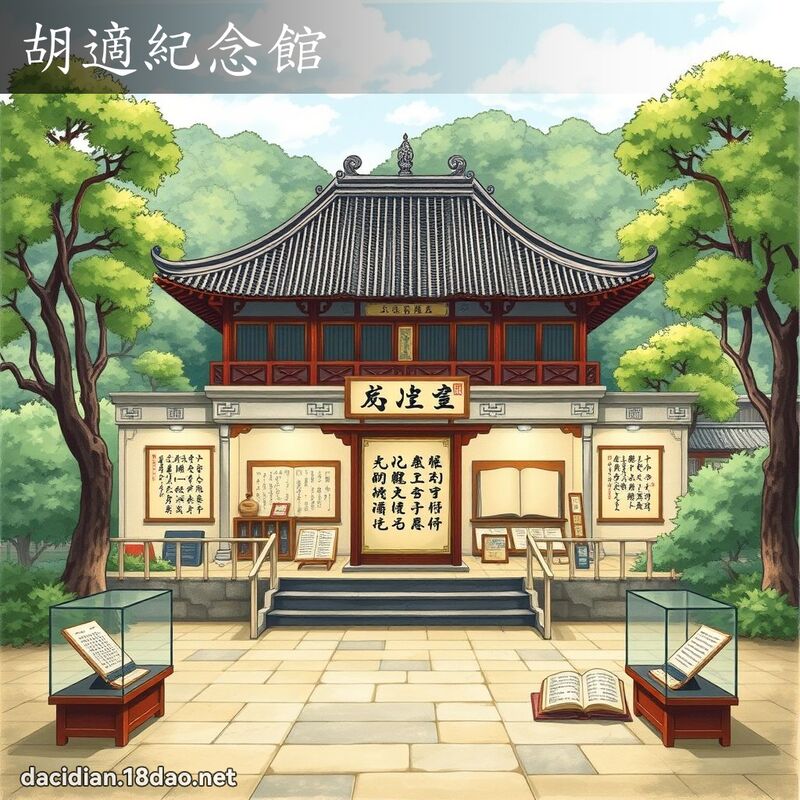 胡適纪念馆 - 国语大辞典配图