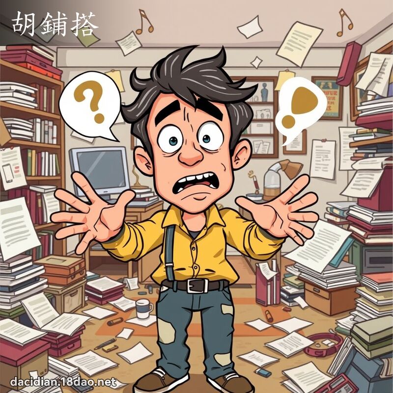 胡鋪搭 - 國語大辭典配圖