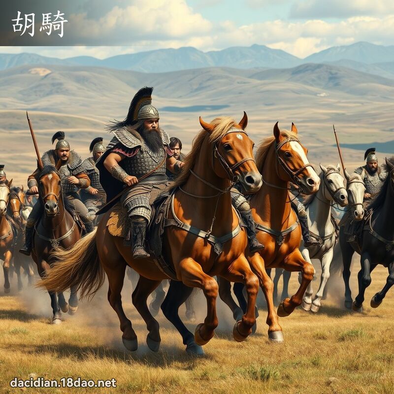胡騎 - 國語大辭典配圖
