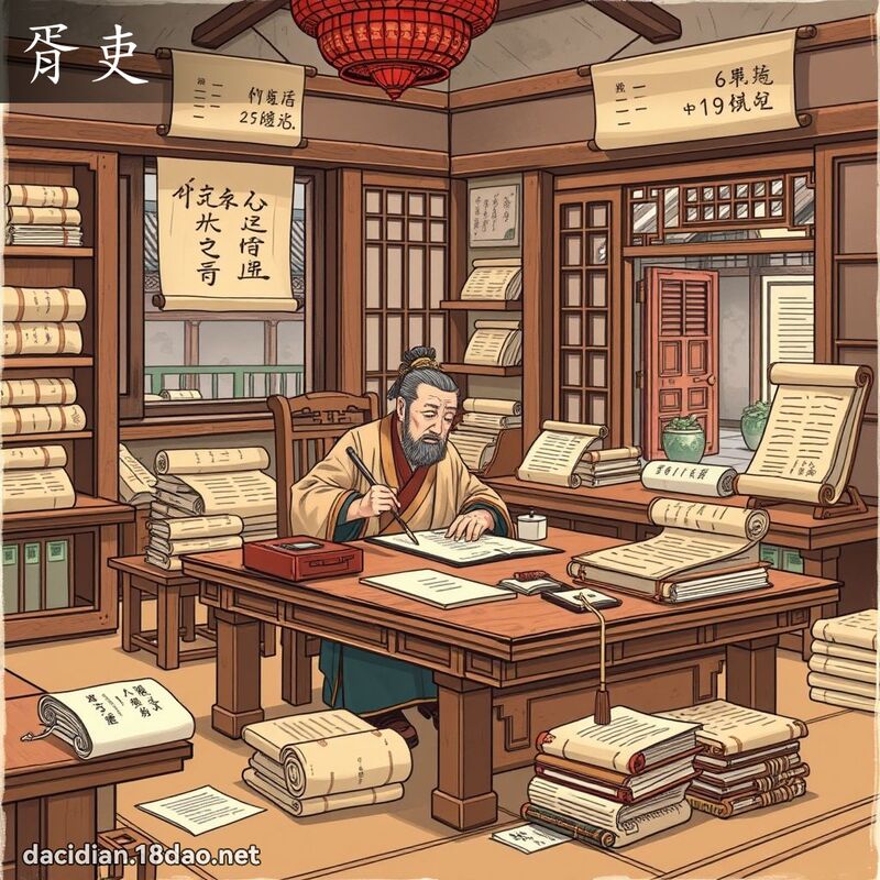 胥吏 - 國語大辭典配圖