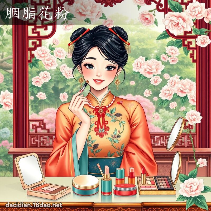胭脂花粉 - 國語大辭典配圖