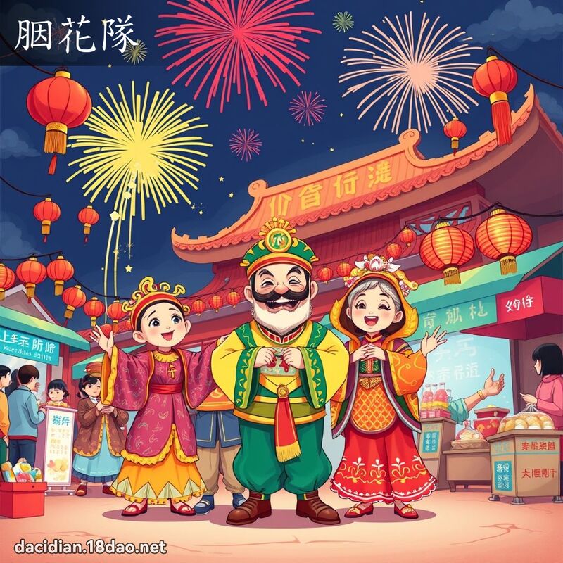 胭花队 - 国语大辞典配图