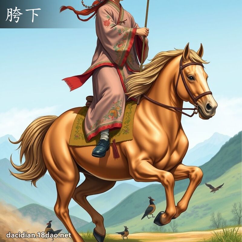 胯下 - 國語大辭典配圖