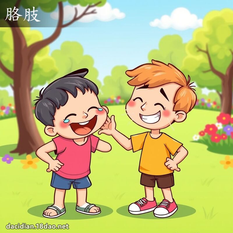 胳肢 - 國語大辭典配圖