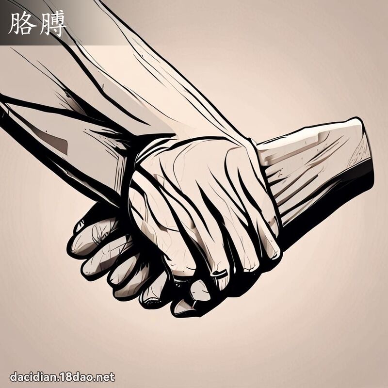 胳膊 - 國語大辭典配圖